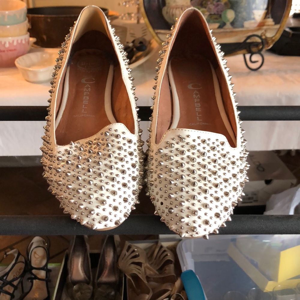 Jeffrey Campbell studded flats